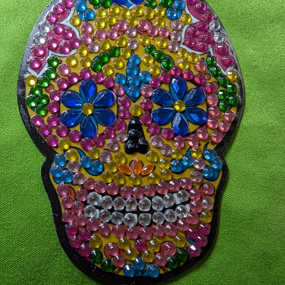 5 For $10 Colorful Skull Refrigerator Magnet